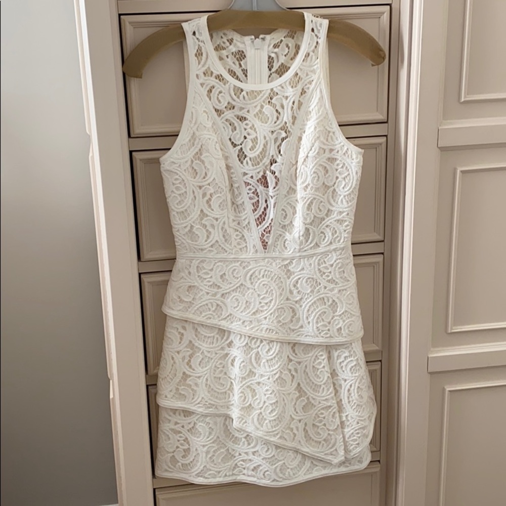 White Lace BCBG Dress - size 0